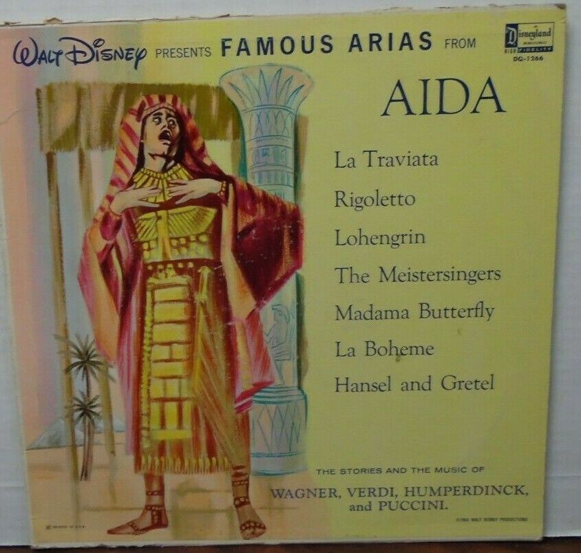Walt Disney famous Arias and other operas vinyl DQ1266 091519LLE