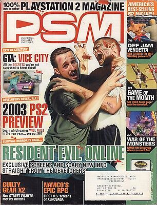 PSM January 2003 Resident Evil Online, GTA: Vice City w/ML VG 070816DBE2