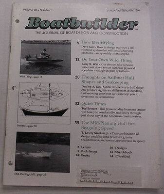 Boatbuilder Magazine Dave Gerr Barry R. Witt February 1994 011615R