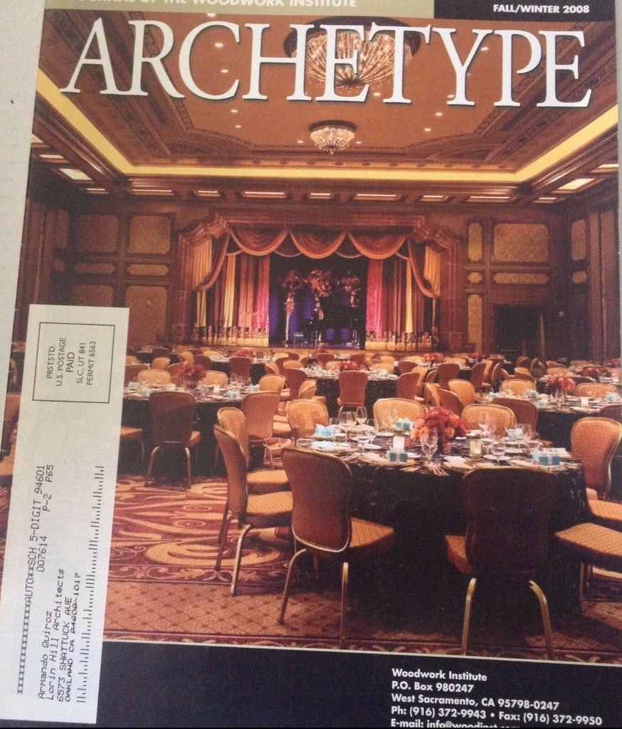 Archetype Magazine Journal Of Woodwork Fall/Winter 2008 071817nonrh2