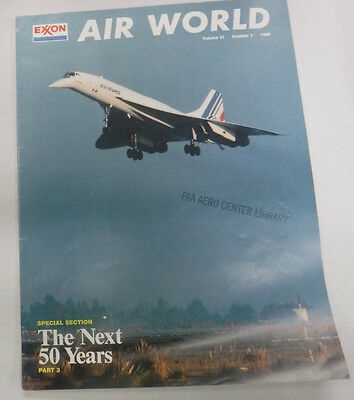Exxon Air World Magazine The Next 50 Years Part 3 Vol.41 No.1 1989 FAL 081915R