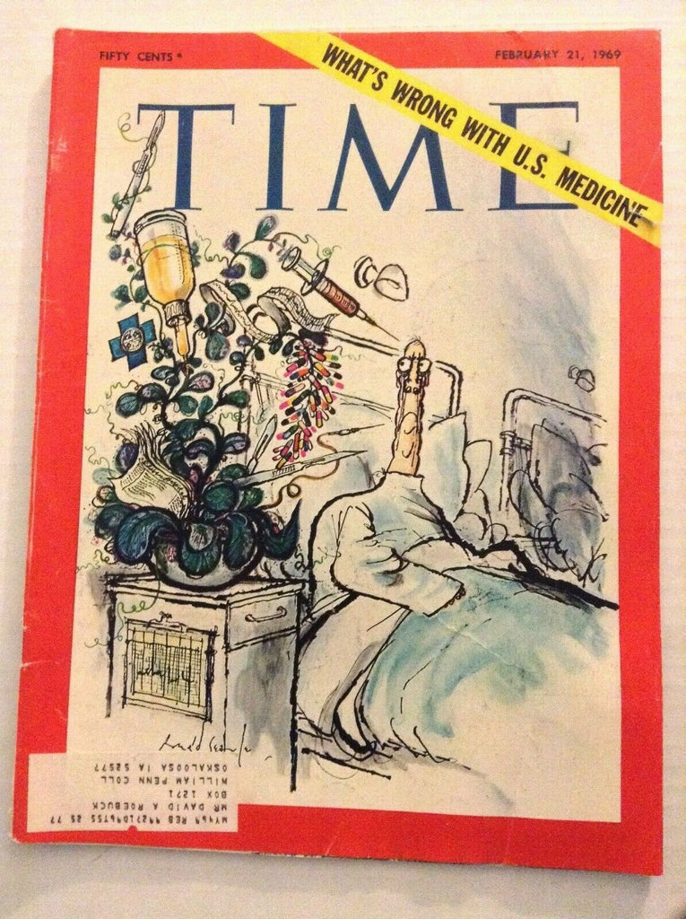 Time Magazine What's Wrong With US Medicine February 21, 1969 072119nonrh