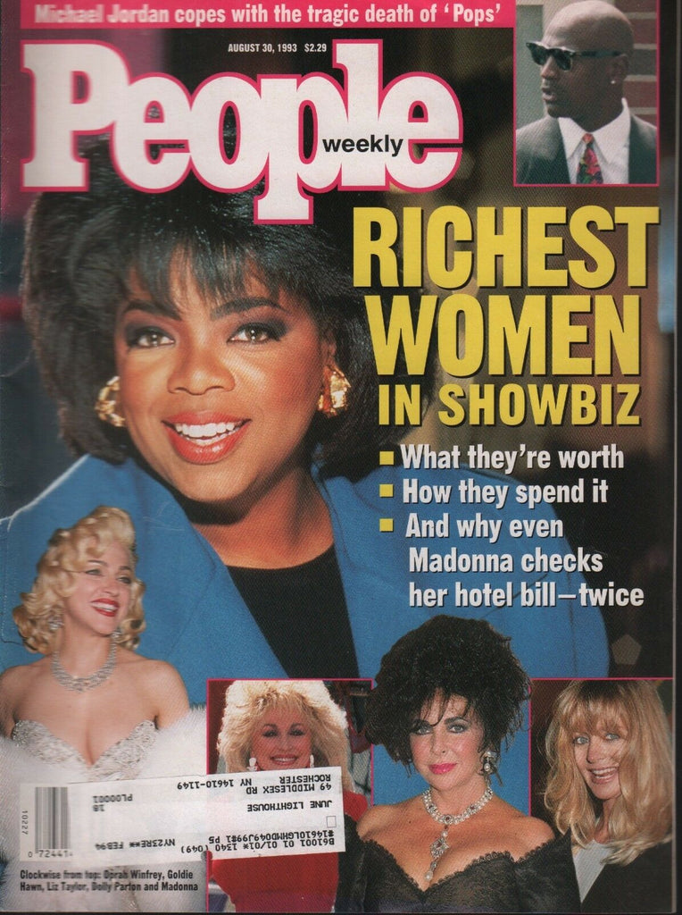 People Weekly August 30 1993 Oprah Winfrey Goldie Hawn Liz Taylor 100818ame