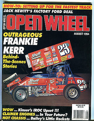 Open Wheel Magazine August 1994 Frankie Kerr EX 021916jhe