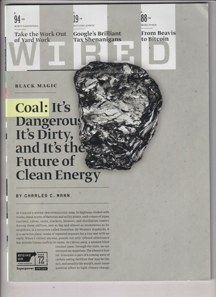 Wired Mag Coal & The Future Of Clean Energy April 2014 111019nonr