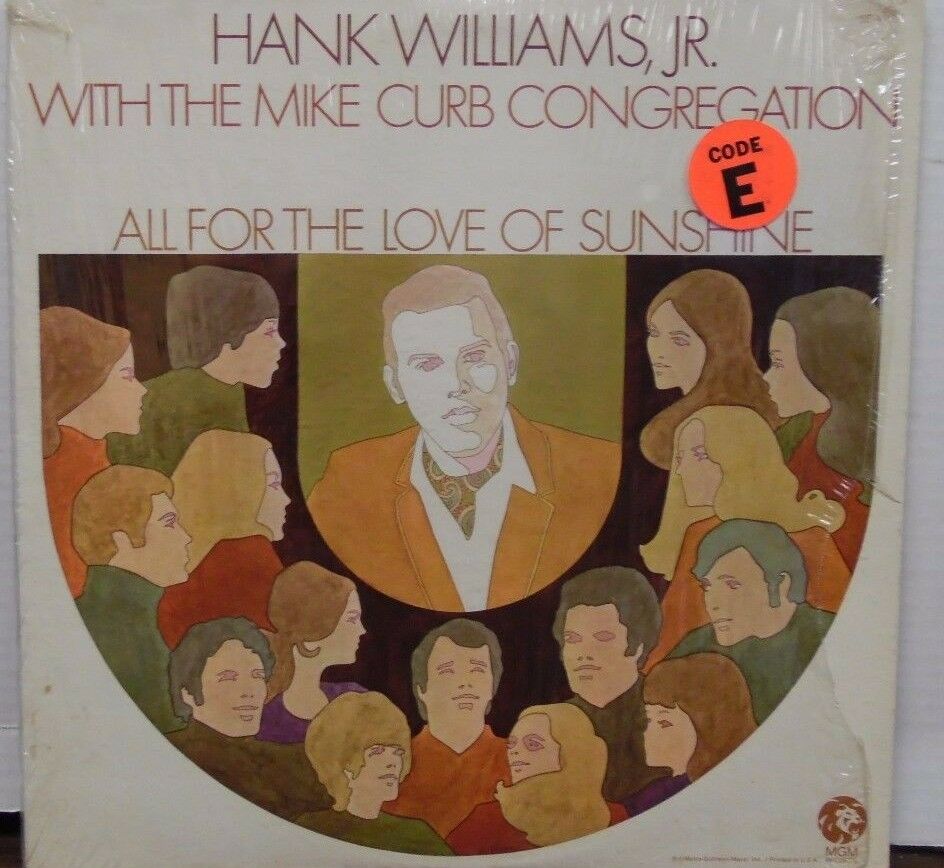 Hank Williams Jr All for the love of sunshine 33RPM SE-4750 102216LLE