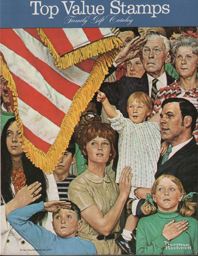 Top Value Stamps Family Gift Catalog Norman Rockwell 1972 B 062718DBE
