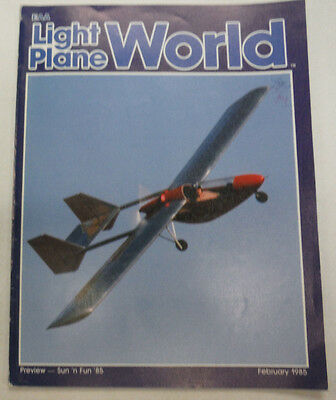 EAA Light Plane World Magazine Sun 'N Fun 1985 February 1985 FAL 071615R