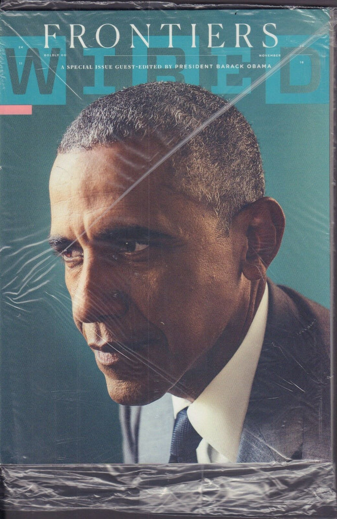Wired November 2016 Frontiers, Guest Edited by Barack Obama 012417DBE