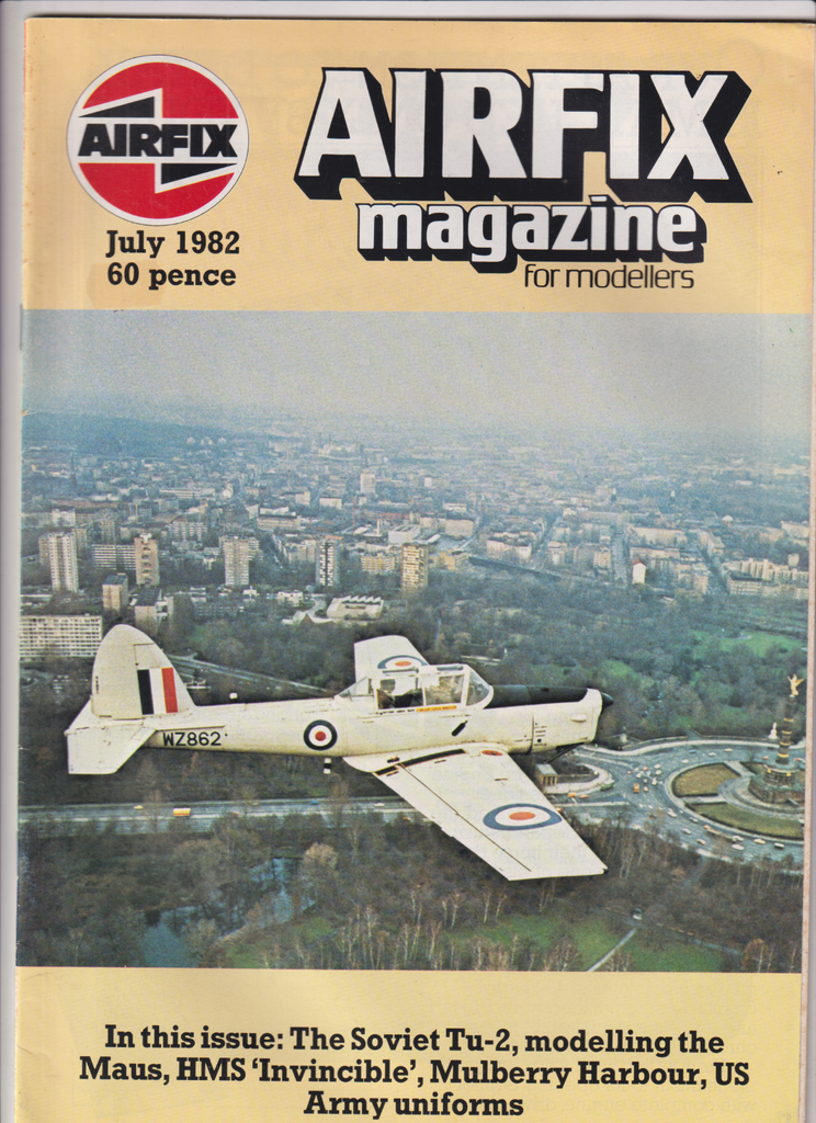 Airfix Magazine The Soviet TU-2 Maux & Mulberry Harbour July 1982 121919nonr
