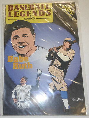 Baseball Legends Comics Magazine Babe Ruth March 1992 092214R