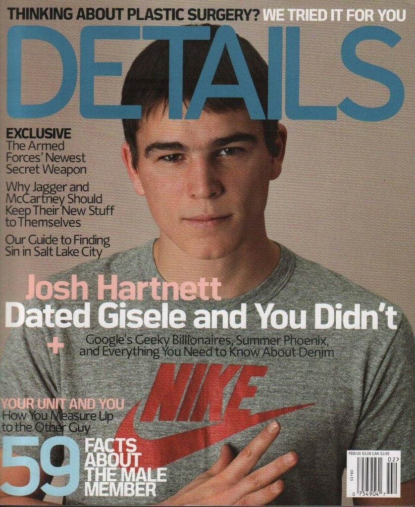 Details February 2002 Josh Hartnett Mick Jagger James Franco Andy Dick 100918DBE