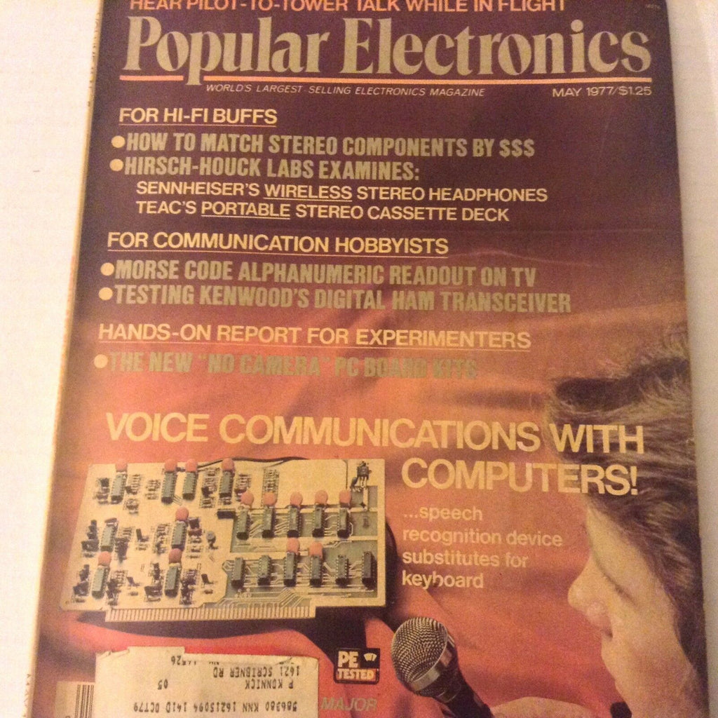 Popular Electronics Magazine Voice Computers Communicate May 1977 071917nonrh