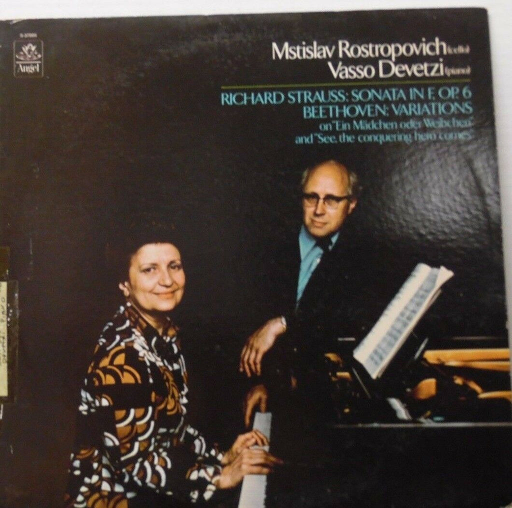 Mstislav Rostropovich Vasso evetzi RIchard Straus... 33RPM S37086 092416LLE #2