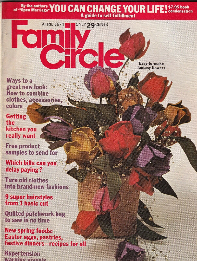 Family Circle Mag Easy To Make Flowers April 1974 092719nonr