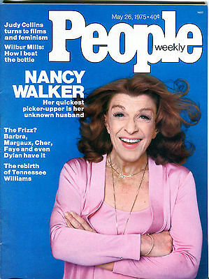 People Magazine May 26 1975 Nancy Walker Judy Collins EX 012116jhe