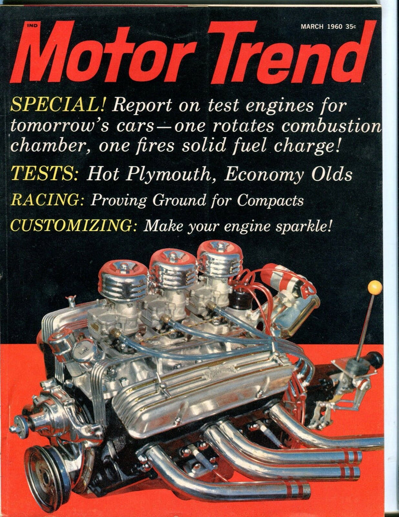 Motor Trend Magazine March 1960 Plymouth VG No ML 052217nonjhe