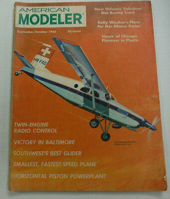 American Modeler Magazine Swiss Plane & Dolly Wischer October 1963 070115R