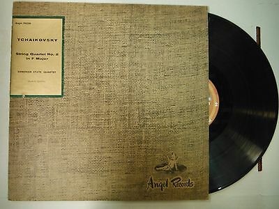 33 RPM Vinyl Tchaikovsky String Quartet No. 2 in F Major Angel 35238 121514KME