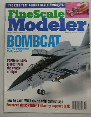 FineScale Modeler Magazine Bombcat Fast FAC F14-B October 1998 042515R