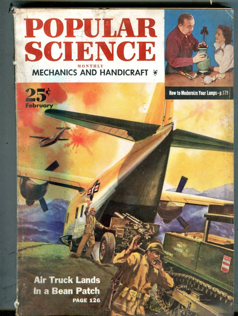 Popular Science Magazine February 1952 Air Truck Bean Patch No ML 070317nonjhe