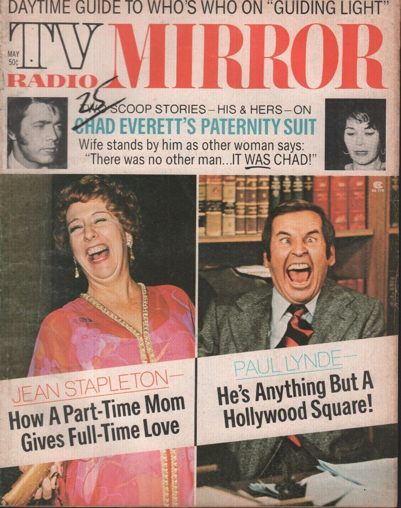 TV Radio Mirror May 1973 Jean Stapleton Paul Lynde Chad Everett 012819AME2