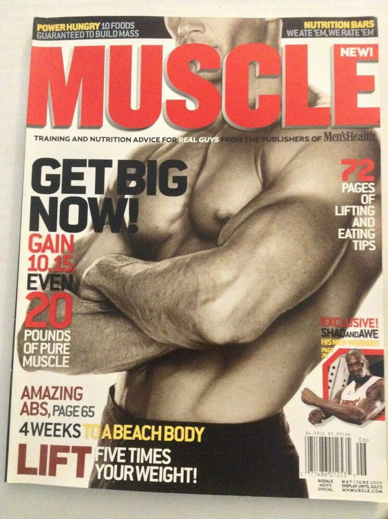 Muscle Magazine Gain 20 Pounds Of Muscle May/June 2005 071419nonrh