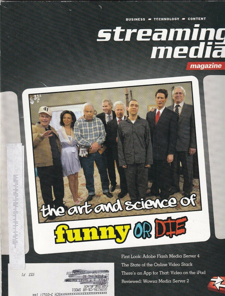 Streaming Media Mag Funny Or Die Fred Armisen Oct/Nov 2010 102119nonr