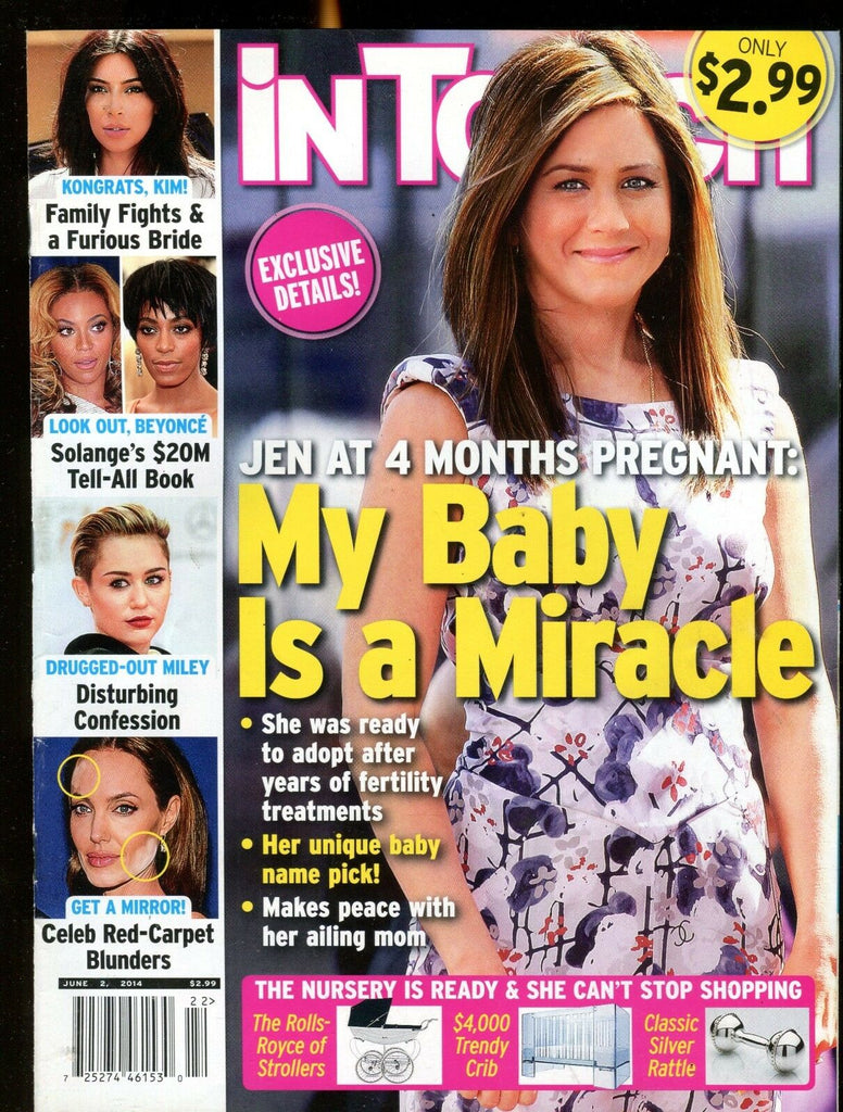 In Touch Magazine June 2 2014 Jennifer Anniston EX No ML 122116jhe