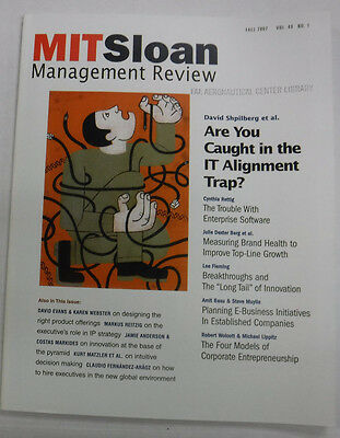 Mit Sloan Management Magazine Caught In IT Alignment Trap Fall 2007 072115R2