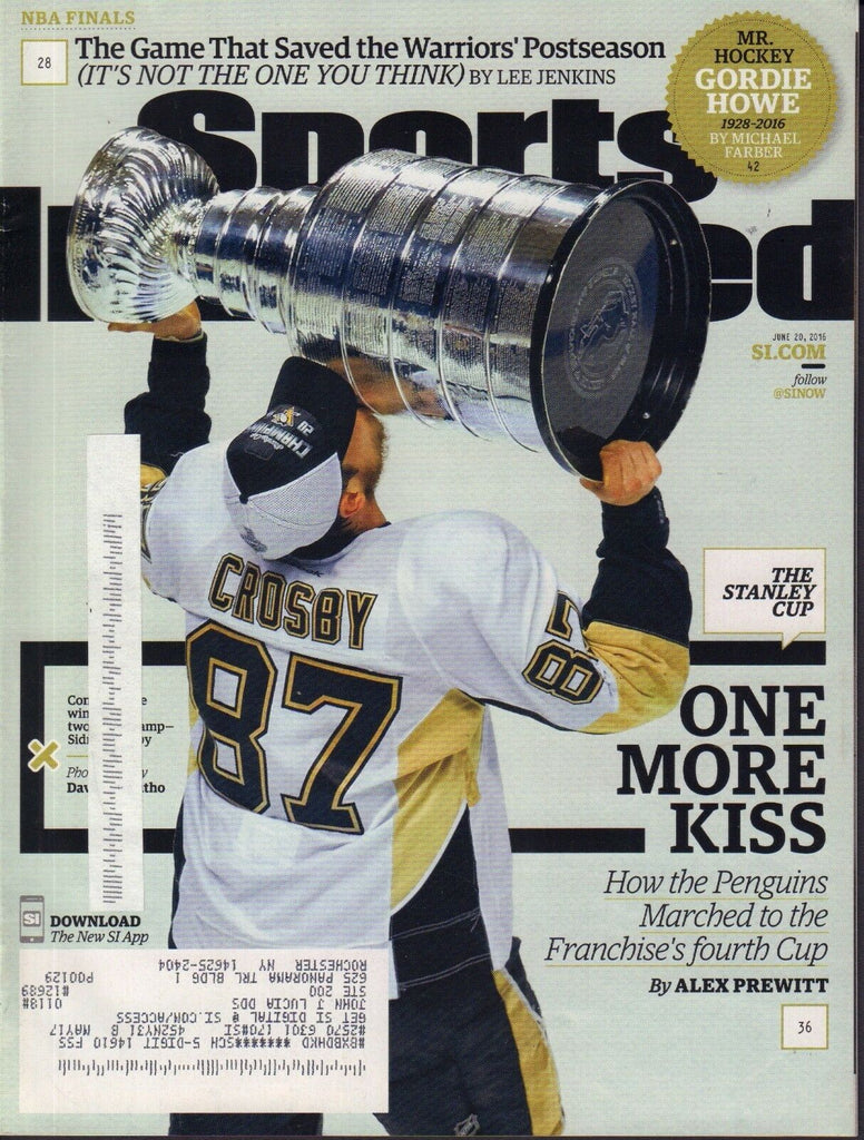 Sports Illustrated Magazine June 20 2016 Sidney Crosby 092017nonjhe
