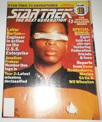Star Trek Magazine LeVar Burton & Marina Sirtis March 1990 082114R