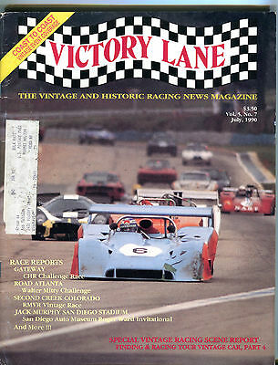 Victory Lane Magazine July 1990 Race Reports Gateway Road Atlanta EX 012516jhe