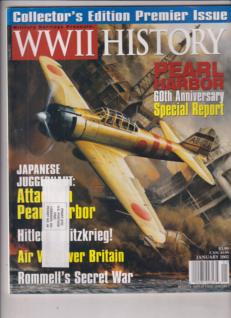 WWII History Mag Pearl Harbor 60th Anniversary January 2002 121719nonr
