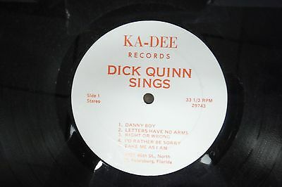 Dick Quinn Sings 33RPM 011316 TLJ3