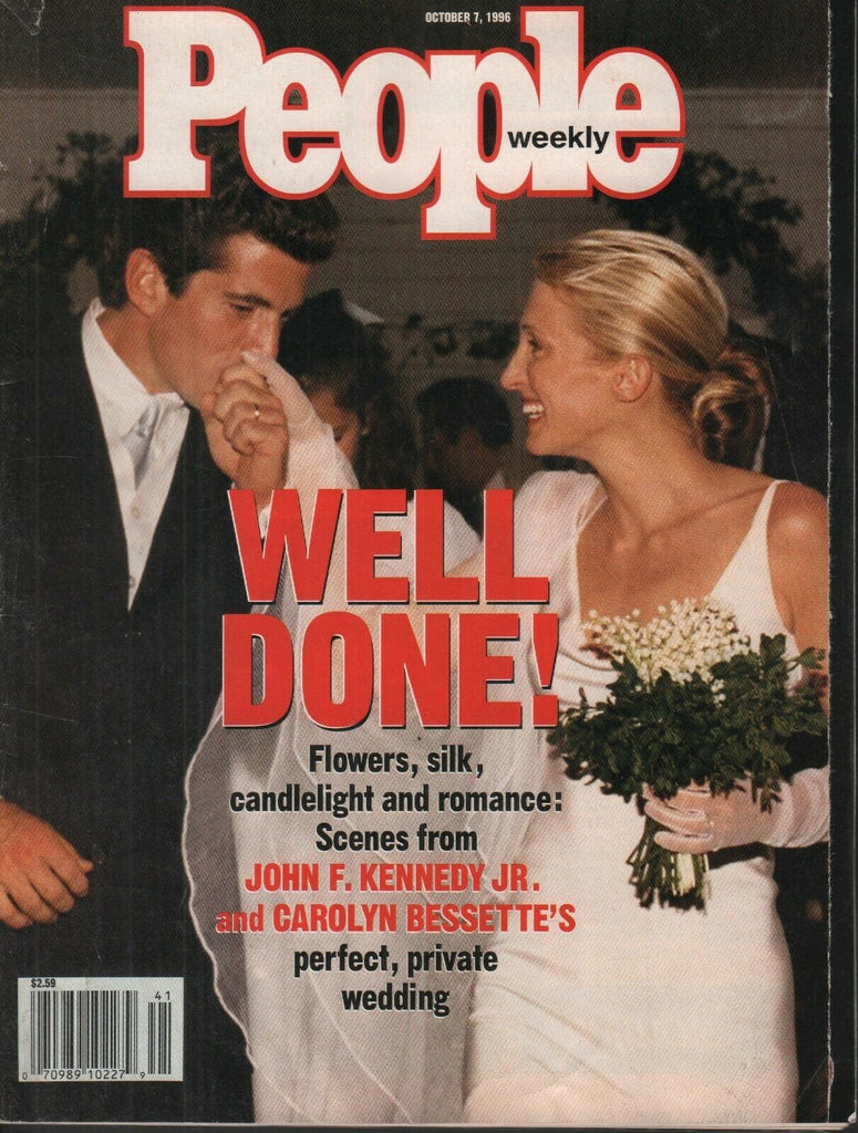 People Weekly October 7 1996 John F Kennedy Jr Carolyn Bessettes 070119AME