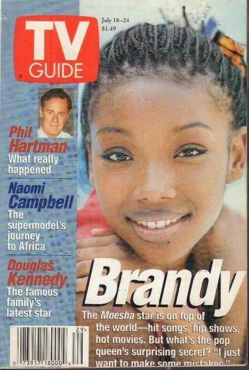 Tv Guide Magazine Brandy Moesha Phil Hartman July 18, 1998 022718nonr