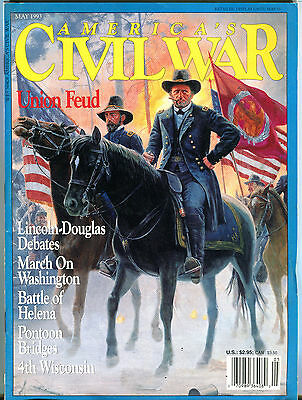America's Civil War Magazine May 1993 Union Feud EX 080616jhe