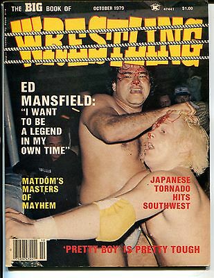The BIG book of wrestling October 1979 Ed mansfeild, Matdom EX 111815DBE