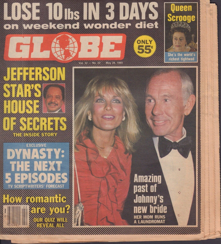 Globe May 28 1985 Johnny Carson, Queen Elizabeth 092117DBE