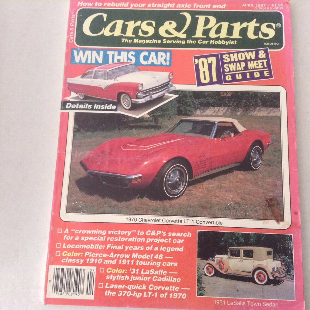 Cars & Parts Magazine Chevrolet Corvette LT-1 Vert April 1987 060817nonrh2