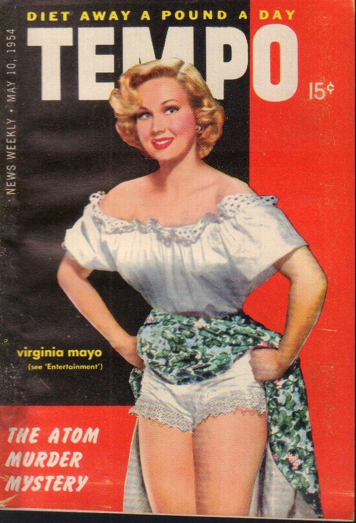 Tempo Digest May 10 1954 Virginia Mayo Cheesecake Pin Up 091218AME2