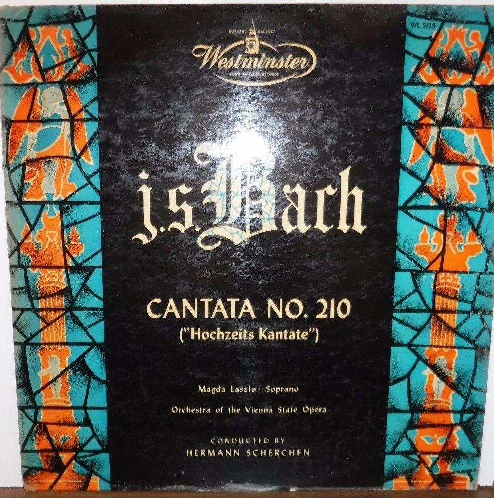 J.S. Bach Cantata No. 210 33rpm conducted by Hermann Scherchen 100116LLE#2