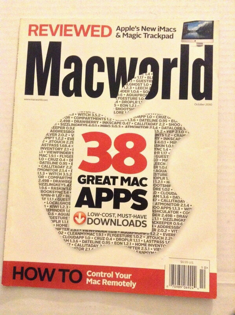 Macworld Mag 38 Great Mac Apps October 2010 100819nonrh