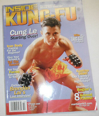 Inside Kung-Fu Magazine Cung Le & Tai Chi Touch October 2005 101714R1