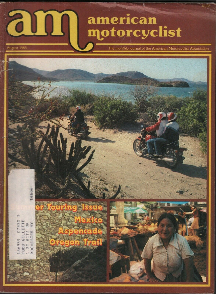 AM American Motorcyclist August 1983 Summer Touring Issue 121518AME