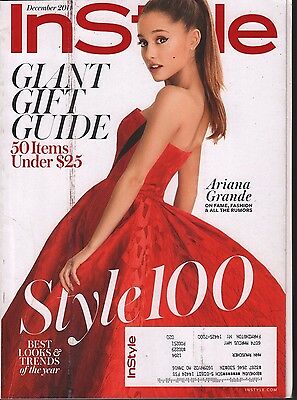 Instyle December 2014 Giant Gift Guide Ariana Grande w/ML VG 010616DBE