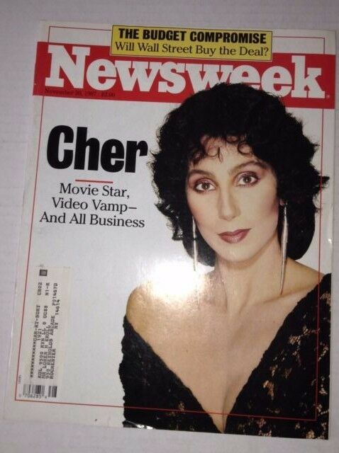 Newsweek Magazine Cher & Budget Compromise November 30, 1987 101216R2