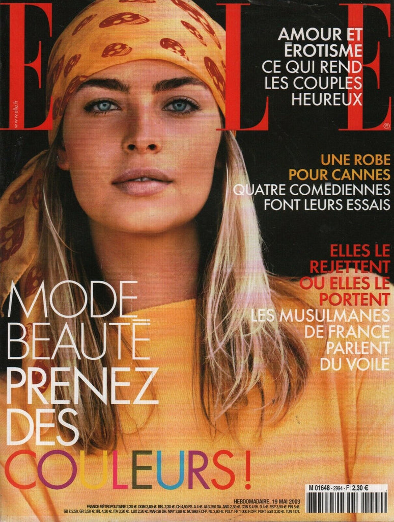 Elle French Fashion May 19 2003 Barbara Schulz Alexander McQueen 091520ame