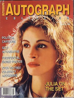 Autograph Collector March 1999 Julia Roberts VG 062416DBE